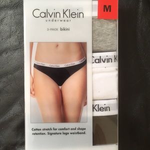 Calvin Klein cotton  bikini underwear.